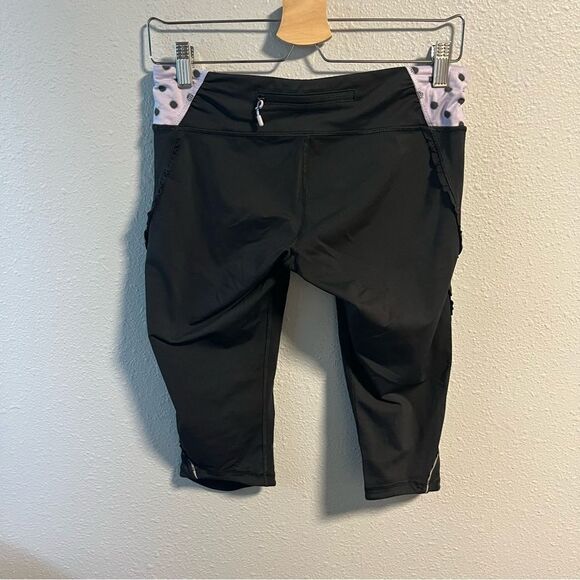 Lululemon Run Crop Black Polka Dot - Picture 4 of 8